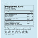 attention support brainmd supplement facts