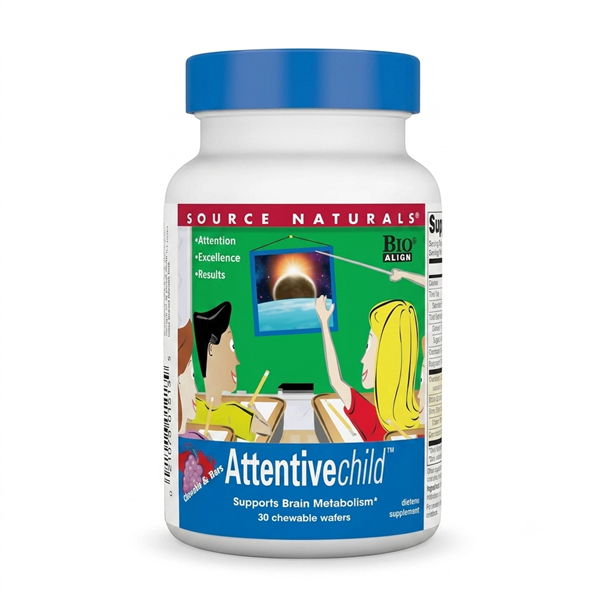 attentive child chewables source naturals