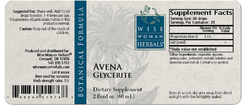Avena Glycerite Wise Woman Herbals products