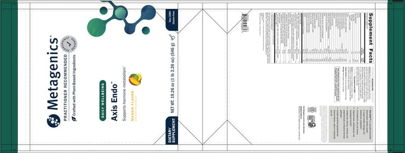 axis endo metagenics label