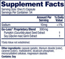 azo bladder control (i-health) supplement facts