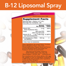 b-12 liposomal spray (now foods) supplement facts