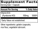 vitamin b6 progressive labs supplement facts