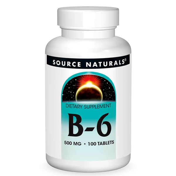 b-6 500 mg source naturals
