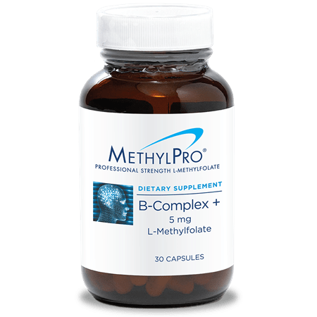 B-Complex + 5 mg L-Methylfolate (MethylPro) 30ct