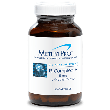 B-Complex + 5 mg L-Methylfolate (MethylPro) 90ct