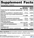 b-complex sap (nfh nutritional fundamentals) supplement facts