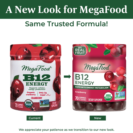 B12 Energy Cranberry (MegaFood) new look