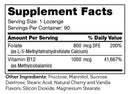 b12 energizer (advanced nutrition by zahler) supplement facts