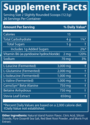 reload bcaa+g island fusion (metabolic response modifier) supplement facts