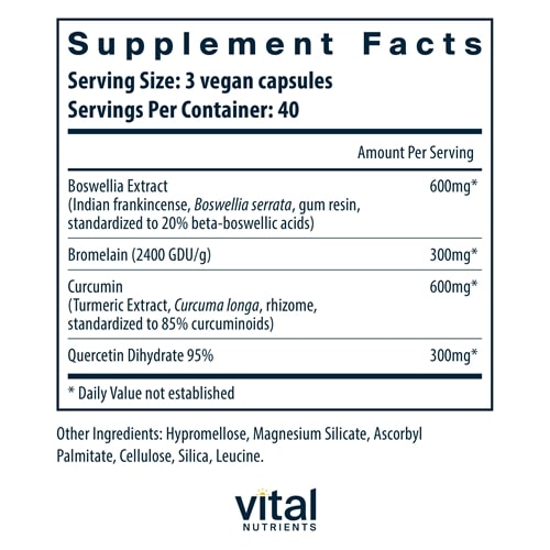 BCQ 120ct Vital Nutrients supplements