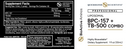 Liposomal BPC-157+TB-500 Oral Peptide label