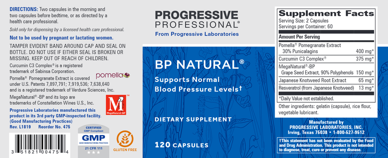 buy BP natural progressive labs