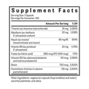 b complex MF (seeking health) supplement facts