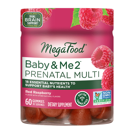 Baby & Me 2 Prenatal Multi Gummies (MegaFood)
