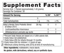 baby's probiotic powder packets (nordic naturals) supplement facts