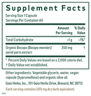 brain health support | bacopa gaia herbs pro supplement facts