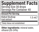 baikal skullcap nutramedix supplement facts