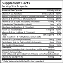 balanced response (metabolic maintenance) supplement facts