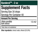 banderol nutramedix supplement facts
