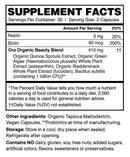 beyoutiful skin hair & nails support (ora organic) supplement facts