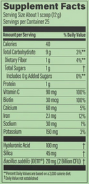 beauty greens collagen booster pina colada sunwarrior supplement facts