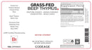 beef thymus codeage label