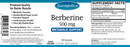 berberine 500 mg euromedica label