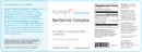 berberine complex humann label