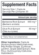 berberine complex humann supplement facts