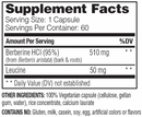 berberine enzymedica supplement facts