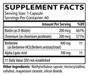 berberine complex neurobiologix supplement facts