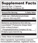 berberine force davinci labs supplement facts