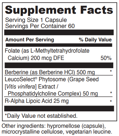 berberine force davinci labs supplement facts