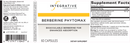 berberine phytomax integrative therapeutics label