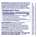 berberine phytosome enzymedica supplement facts