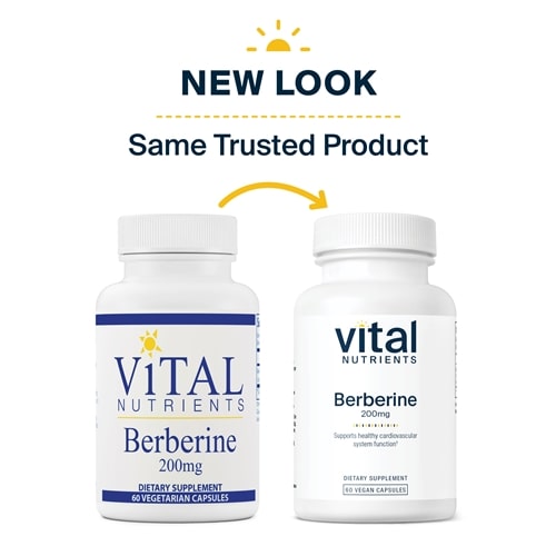 Berberine Vital Nutrients new look