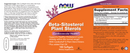 beta-sitosterol plant sterols (now foods) label