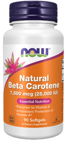 natural beta carotene (now foods)