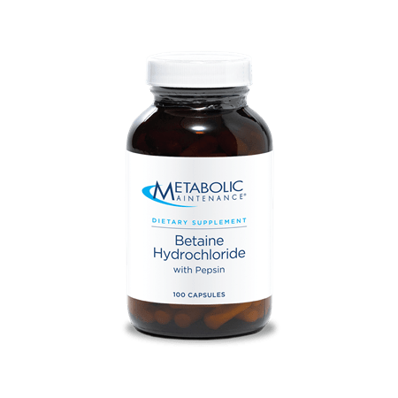 Betaine HCl with Pepsin (Metabolic Maintenance)