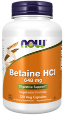 betaine hcl 648 mg (now foods)