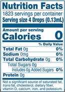 better stevia original (now foods) nutrition facts