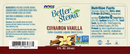 better stevia cinnamon vanilla (now foods) label