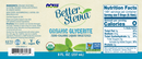 better stevia glycerite (now foods) label