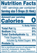 better stevia glycerite (now foods) nutrition facts