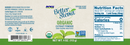 better stevia powder (now foods) label