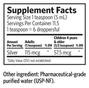 bio-active silver hydrosol dropper argentyn 23 supplement facts