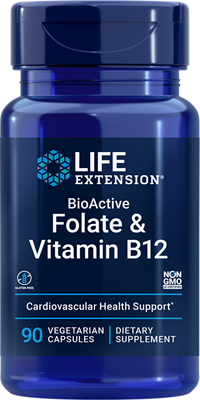 bioactive folate & vitamin b12 (life extension)