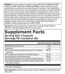 biofem transition (nutra biogenesis) supplement facts