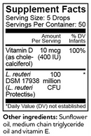 biogaia protectis baby drops (everidis health sciences) supplement facts